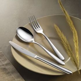 Batta 5100 Parlak 72 Parça 12 Kişilik Gümüş Çatal Kaşık Bıçak Set