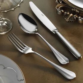 Batta 5300 Parlak 16 Parça 4 Kişilik Gümüş Tatlı Çatal Bıçak Kaşık Takımı