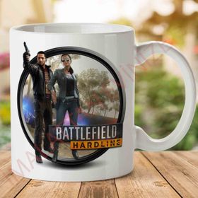 Battlefield Hardline Free Download Png Baskılı Kupa Bardak
