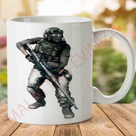 Battlefield Porselen Kupa Bardak