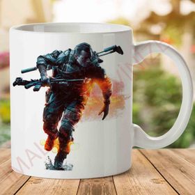Battlefield Transparent Baskılı Kupa Bardak
