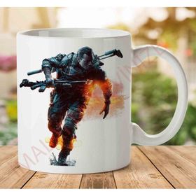 Battlefield Transparent Baskılı Kupa Bardak