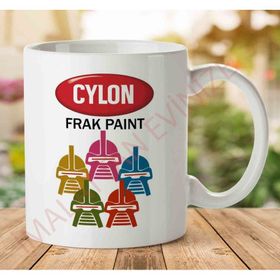 Battlestar Galactica Cylon Frak Paint Baskılı Kupa