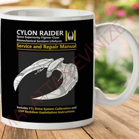 Battlestar Galactica Cylon Raider Baskılı Kupa