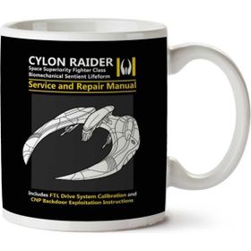 Battlestar Galactica Cylon Raider Baskılı Kupa