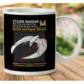 Battlestar Galactica Cylon Raider Baskılı Kupa