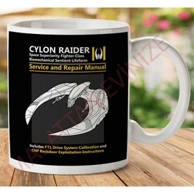 Battlestar Galactica Cylon Raider Baskılı Kupa