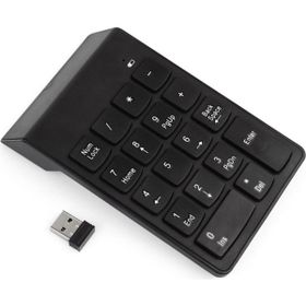 Battunique Kablosuz Numpad Siyah Numerik Klavye