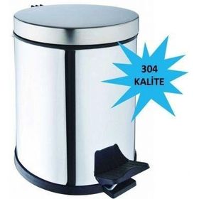 Bauboss 5 lt 304 Kalite Pedallı Çöp Kovası