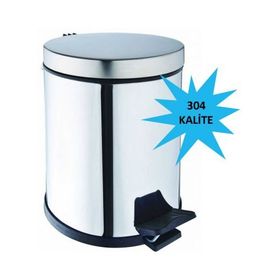 Bauboss 5 lt 304 Kalite Pedallı Çöp Kovası