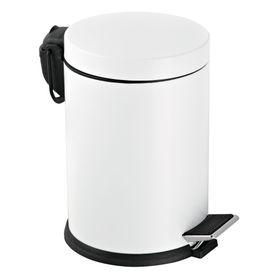 Bauboss 5 lt Beyaz Pedallı Çöp Kovası