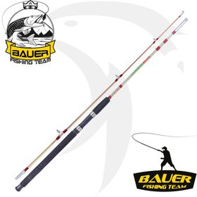Bauer Crystal 165 cm İki Parça Dolgu Şeffaf Spin Olta Kamışı