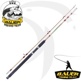 Bauer Crystal 165 cm İki Parça Dolgu Şeffaf Spin Olta Kamışı