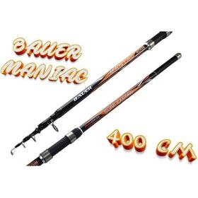 Bauer Maniac Karbon 400 cm 100-200 gr Atarlı Telesurf Olta Kamışı