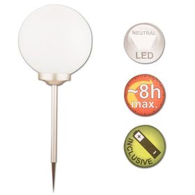 Bauhaus 15 cm Solar Saplamalı Top Aydınlatma