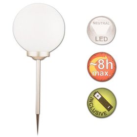 Bauhaus 15 cm Solar Saplamalı Top Aydınlatma