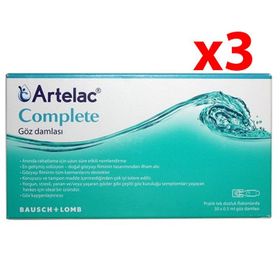 Bausch & Lomb Artelac Complete 30 x 0,5 ml 3 Adet Göz Damlası