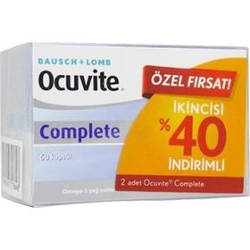 Bausch & Lomb Ocuvite Complete Omega 3 60 Kapsül
