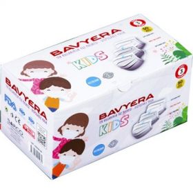 Bavyera 3 Katlı Meltblown Beyaz 50 Adet Çocuk Maske