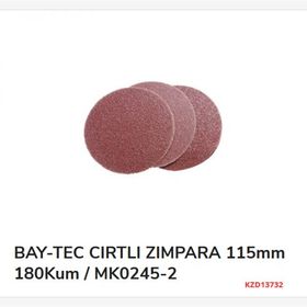Bay-Tec 115 mm 180 Kum Cırtlı Zımpara