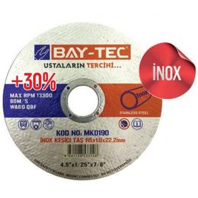 Bay-Tec 115 mm İnox Kesici Taşlama Diski