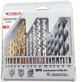 Bay-Tec 16 Parça Metal Ağaç Beton Duvar Delme Uçları
