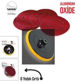 Bay-Tec 180 mm Cırtlı 6 Yedekli Zımpara