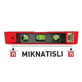Bay-Tec 23 cm Mıknatıslı Mini Su Terazisi