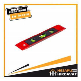 Bay-Tec 23 cm Mıknatıslı Mini Su Terazisi