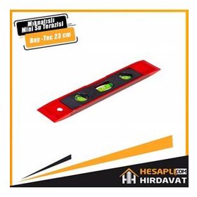 Bay-Tec 23 cm Mıknatıslı Mini Su Terazisi