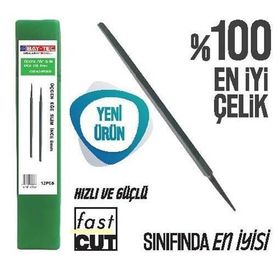 Bay-Tec 4 mm Slim İnce Diş Üçgen Eğe