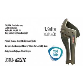 Bay-Tec 42 mm Gri Pvc Boru Kesme Makası