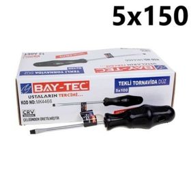 Bay-Tec 5x150 mm Düz Tekli Tornavida