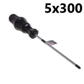 Bay-Tec 5x300 mm Düz Şiş Tekli Tornavida