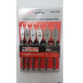 Bay-Tec 6 Parça Yaprak Matkap Ucu Takımı