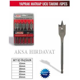 Bay-Tec 6 Parça Yaprak Matkap Ucu Takımı