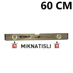 Bay-Tec 60 cm Gri Mıknatıslı Su Terazisi