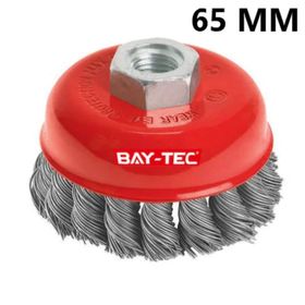 Bay-Tec 65 mm Burgulu Çanak Fırça