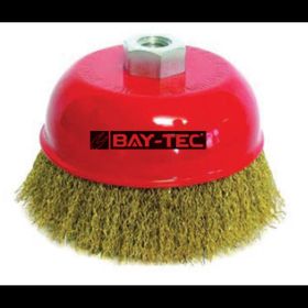 Bay-Tec 65 mm Saçaklı Çanak Fırça