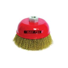 Bay-Tec 65 mm Saçaklı Çanak Tel Fırça