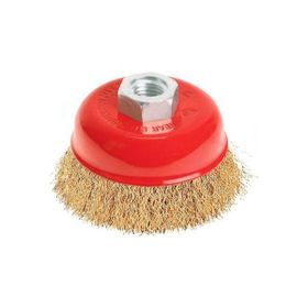 Bay-Tec 65 mm Saçaklı Çanak Tel Fırça