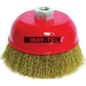Bay-Tec 65 mm Saçaklı Çanak Tel Fırça