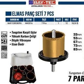 Bay-Tec 7 Parça Elmas Panç Seti