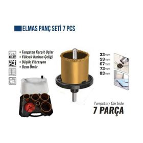 Bay-Tec 7 Parça Elmas Panç Seti