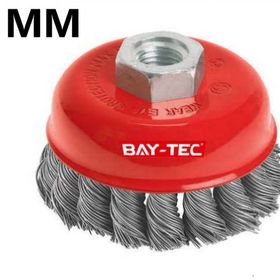 Bay-Tec 75 mm Burgulu Çanak Fırça