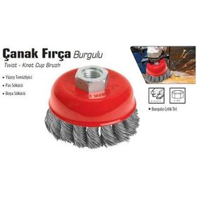 Bay-Tec 75 mm Burgulu Çanak Fırça