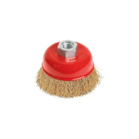 Bay-Tec 75 mm Saçaklı Çanak Tel Fırça
