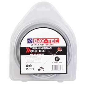 Bay-Tec Çelik Telli 3.3 mm 26 m Tırpan Misinası