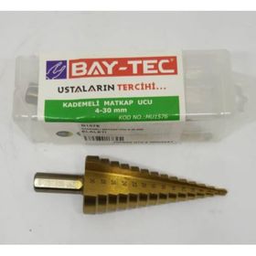Bay-Tec DIN338 4 30 mm Kademeli Matkap Ucu