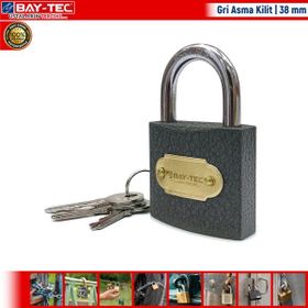 Bay-Tec Gri 38 mm Asma Kilit